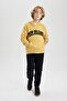 Boy's Printed Hooded Thick Sweatshirt B9000A823Cw - 2