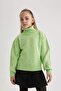 Girl's Oversize Wide Fit Turtleneck Sweater B1729A823Wn - 5