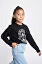 Girls Wednesday Oversize Wide Fit Crew Neck Long Sleeve T-Shirt B3545A823Wn - 7