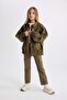 Cargo Fit Flared P Cotton U Pants Girls A9607A823Wn - 4