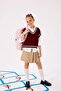 2-Piece Cotton Knee-Length School Socks for Girls B5070A8Ns - 2