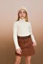 Girl's Turtleneck Sweater A6012A823Wn - 3