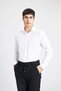 100% Cotton Slim Fit Narrow Cut Italian Collar Non Iron Iron-Free Long Sleeve Shirt A7803Ax23Au - 5