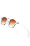 ROYAL EYEWEAR RE982 TRANSPARENT BROWN SUNGLASSES