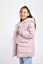 Girl's Waterproof Hooded Zippered Puffer Coats A2528A823Au - 5