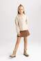 Girls Polo Neck Sweater A2883A823Au - 5