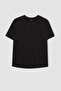 Oversize Crew Neck Athlete T-Shirt - Short Sleeve, Wide Fit B1161Ax24Sp