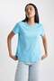 Regular Fit Crew Neck Printed Short Sleeve T-Shirt B0236Ax23Hs