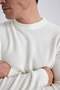 Standard Fit Regular Cut Crew Neck Muline Patterned Knitwear Sweater A5181Ax23Au - 4
