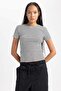 Slim Fit Crew Neck Short Sleeve T-Shirt B0645Axns
