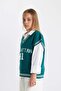 V-Neck School Knitwear Sweater for Girls A2893A823Au - 3