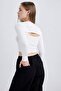Fitted Corded Fabric Ribbed Knit Long Sleeve T-Shirt B1239Ax23Au - 6