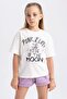 Pınk Floyd Relax Fit Short Sleeve T-Shirt for Girls A5239A823Hs