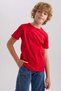 Crew Neck Basic Plain Short Sleeve T-Shirt for Boys B0667A8Ns