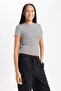 Slim Fit Crew Neck Short Sleeve T-Shirt B0645Axns - 4