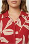 Plus Size Short Sleeve Patterned Button Shirt 321827 - 5