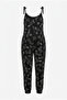Plus Size Maternity Narrow Leg Rope Strap Floral Print Maxi Jumpsuit Dress 158433 - 5