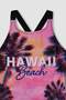 Girl's Patterned Swimsuit Z3582A623Hs - 2