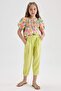 Carrot Fit Modal Pants Girls Z7694A623Sm - 2