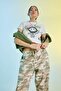 Coool Smileyworld Fitted Corded Fabric Ribbed Knit Short Sleeve T-Shirt A5612Ax23Sm - 3