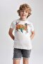 Jean Shorts for Boys Z5108A623Hs - 3