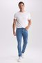 Carlo Skinny Fit Extra Tight Fit Regular Waist Extra Tight Leg Jean Pants A2876Ax23Sm - 4