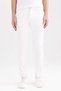 Carlo Skinny Fit Extra Narrow Fit Regular Waist Extra Narrow Leg White Jean Pants A7650Ax23Sm