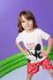 Baby Boy Disney Mickey & Minnie Short Sleeve T-Shirt and Swim Shorts 2-Piece Set Z5133A223Sm