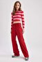 Wide Leg Regular Waist Trousers X4236Az23Sp - 2