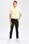 Slim Fit Tight Fit Short Sleeve Basic Plain Polo T-Shirt T5259Az23Sp - 5