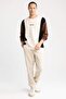 Oversized Fit Crew Neck Printed Sweatshirt Z5894Az23Sp - 5