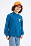 Boy's Back Printed Hooded Sweatshirt Z2840A623Sp - 7
