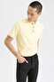 Slim Fit Tight Fit Short Sleeve Basic Plain Polo T-Shirt T5259Az23Sp - 6