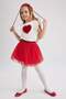 Girl's Red Tutu Skirt Z5438A623Sm - 5