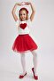 Girl's Red Tutu Skirt Z5438A623Sm - 3
