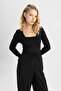 Coool Slim Fit Square Collar Sweater X6887Az22Au - 3
