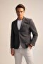 Slim Fit Textured Blazer Jacket N0503Az22Sp - 4