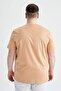 Regular Fit Premium Quality Mercerized Crew Neck 100% Cotton T-Shirt T5014Az22Sp - 5