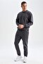 Regular Fit Basic Jogger Sweatpants U7438Azns - 3