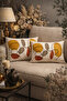 Modern Surreal Flowers Pattern Leaf Pattern 2-Piece Rectangular Throw Pillow Cover - 7