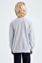 Boy's Regular Fit Back to School Crew Neck Brioche Knit Fabric Sweatshirt L0311A621Au - 4