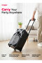 Multimedia Portable Trolley Speaker - TS25B, Usb/aux/bluetooth/wireless Mic & Dj Led Lightfunction - 5
