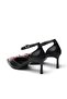 Ingrid Bowknot Black Color Women's Heeled Shoes - 8
