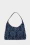 Women's Zippered Jean Crossbody Bag G7673Axns - 2