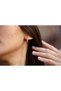 Claw White Earring - 2