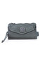 Krinkıl/Klinkır Waterproof 4 Zipper Pockets Shoulder Strap Phone Carrying Case Clutch Bag Wallet Gray 1115F