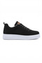 Crew Premium Knitwear Comfortable Men's Sneakers Black White - 2
