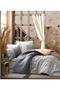 Ethnic Duvet Cover Set Double Adiel Gray
