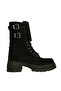 Black Nubuck Women's Boots - 3