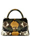حقيبة يد نسائية متعددة الألوان من بيثون باللون الأخضر